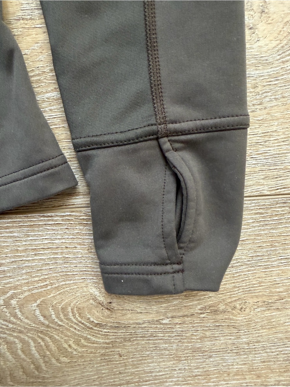 Nike Women's Fit-Dry (FITDRY) Full-Zip Running Jacket Sz Medium Olive Brown - Picture 5 of 8
